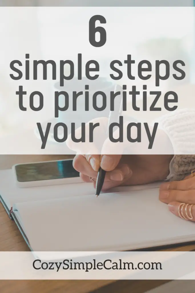 How to prioritize your day