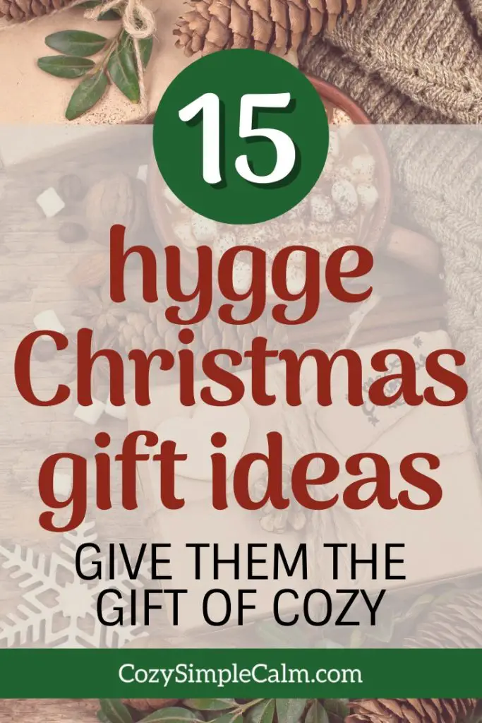 15 Hygge Christmas Gift Ideas - pinterest image