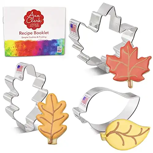 Fall Leaves Cookie Cutters Set, 3 piece