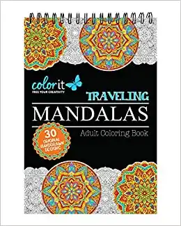 Traveling Mandalas Adult Coloring Book