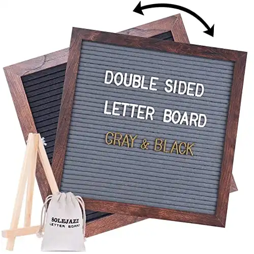Felt Letter Board 12"x12" Double Sided