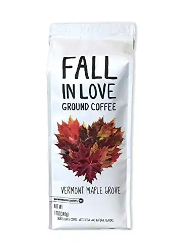 Fall In Love, Vermont Maple Grove Ground Coffee, 12 oz package