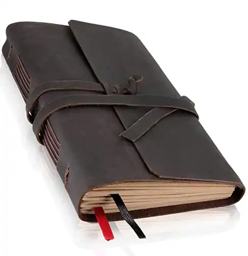Leather Bound Journal with Lined Pages